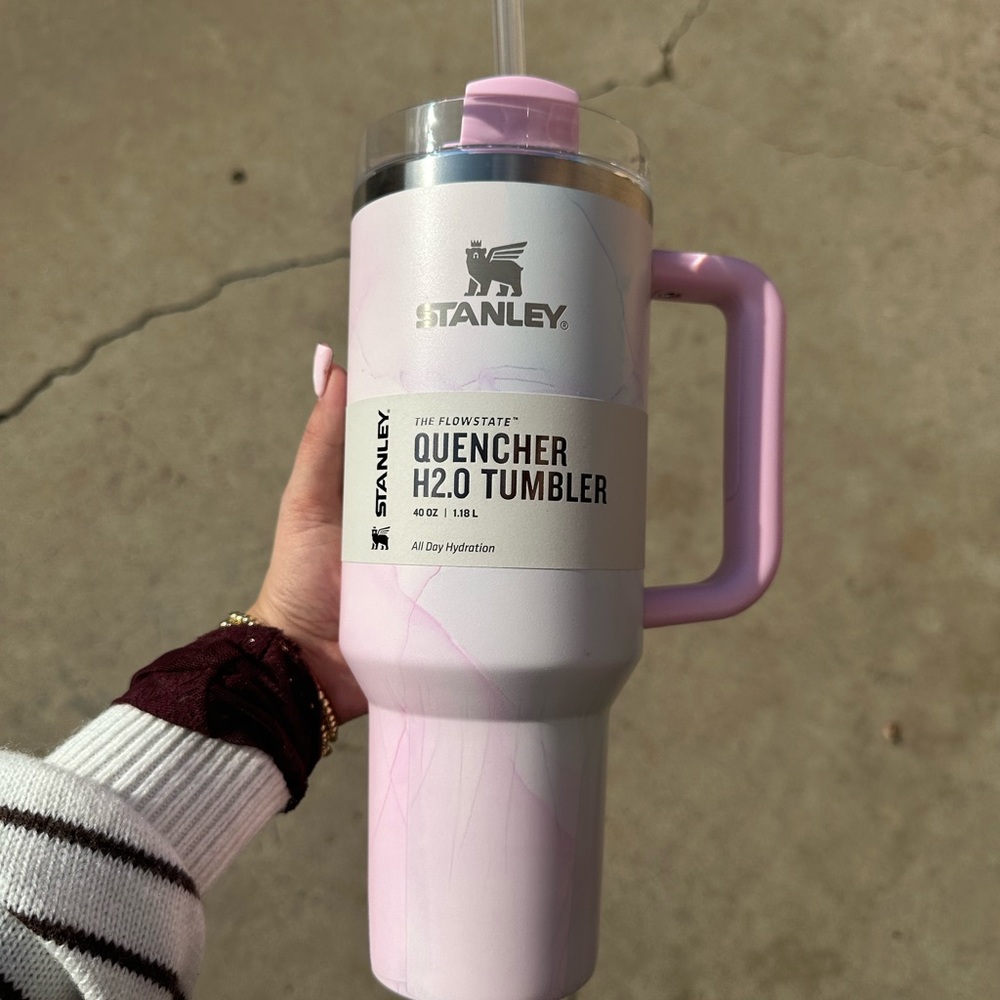 Stanley 40oz stainless steel tumbler -watercolor tulle